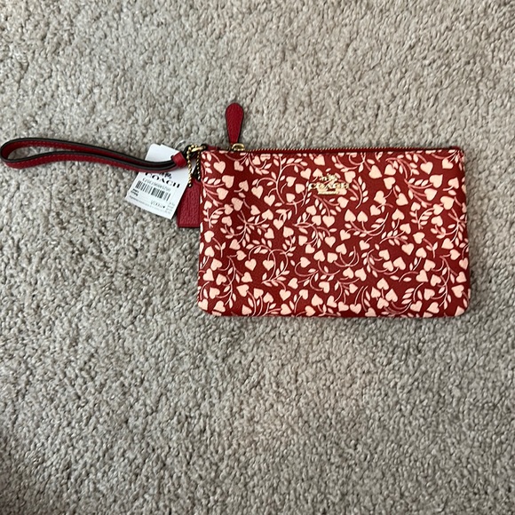 Coach Handbags - Coach Small Floral Wristlet
